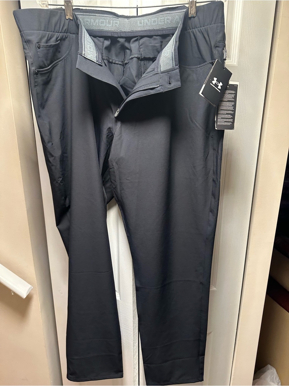 Brand New With Tags Under Armour Golf Pants in black . Size 40 by 30